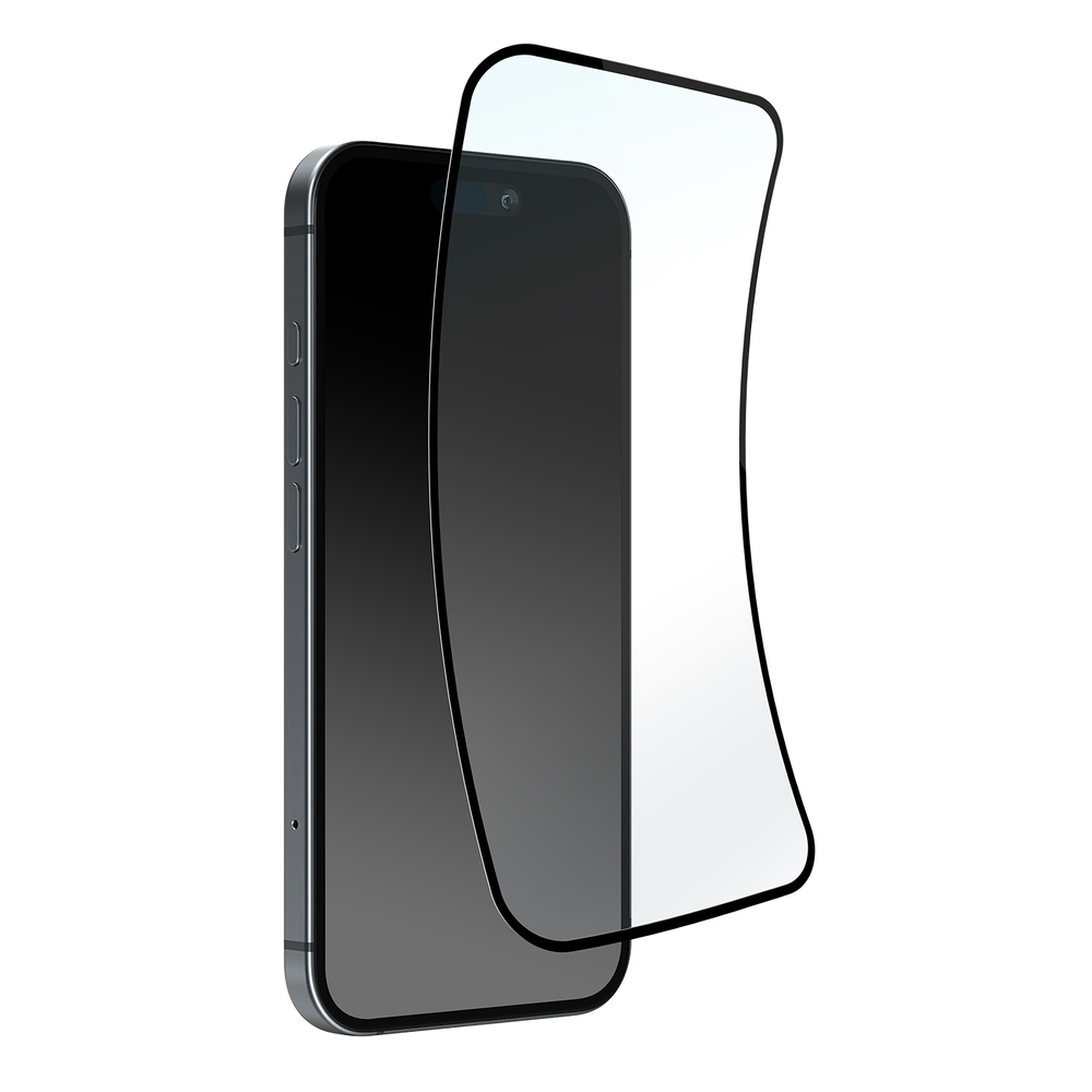 Puro Flexible Glass D3O hibridinis apsauginis stiklas iPhone 16 Plus / 15 Pro Max
