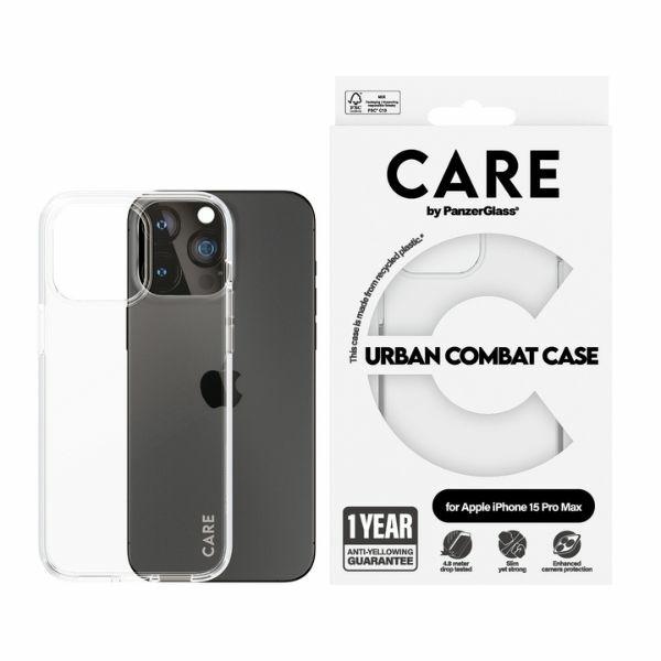 PanzerGlass iPhone 15 Pro Max Case Urban Combat Case, Transparent