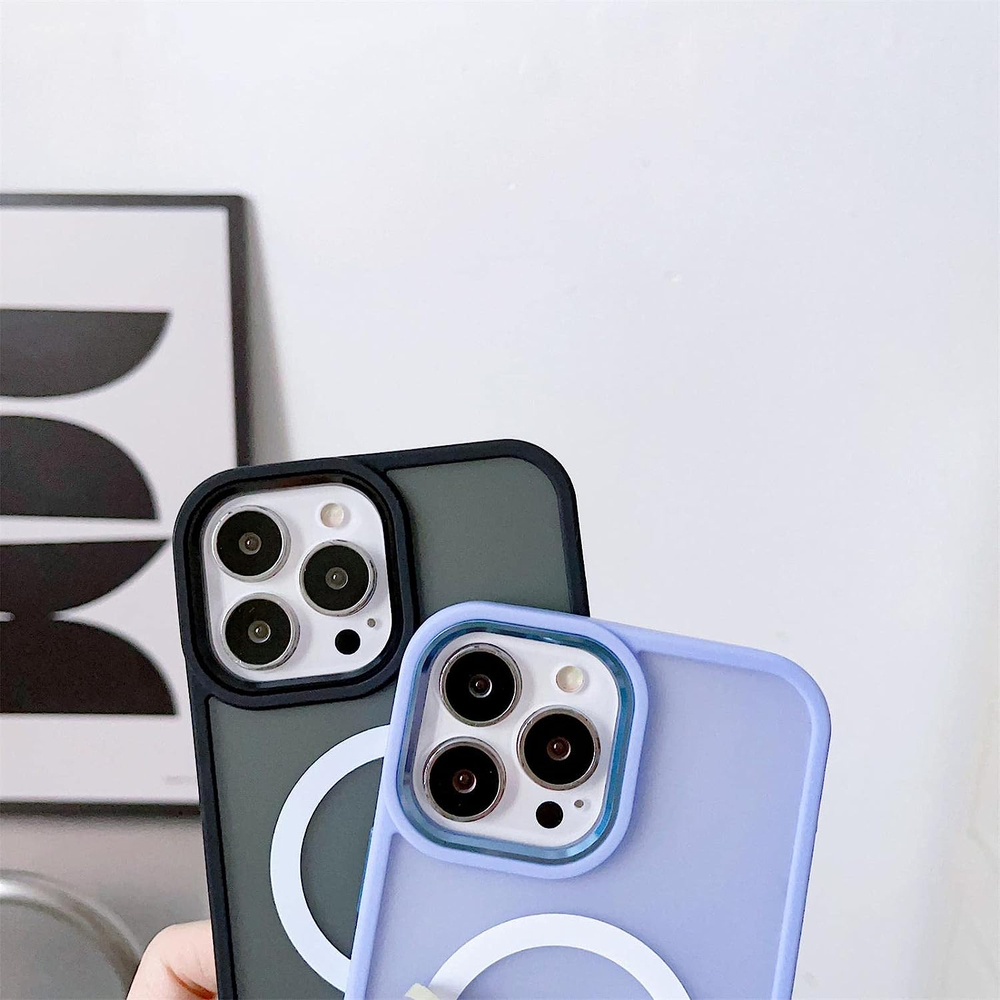 Color Matte Case for iPhone 15 Pro Max with MagSafe, Black
