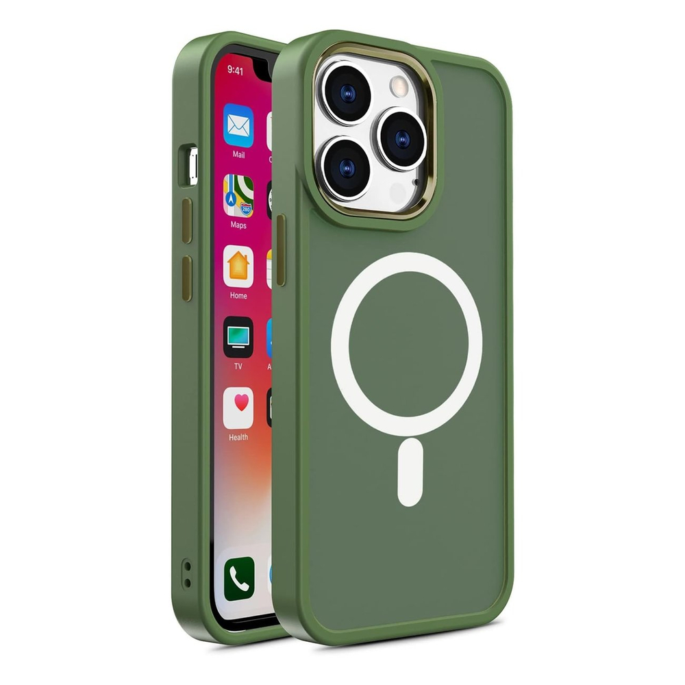 Color Matte Case for iPhone 15 Pro Max with MagSafe, Pink