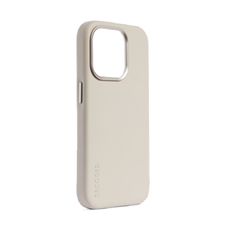 Decoded odinis dėklas su MagSafe, skirtas iPhone 15 Pro Max, smėlio spalvos