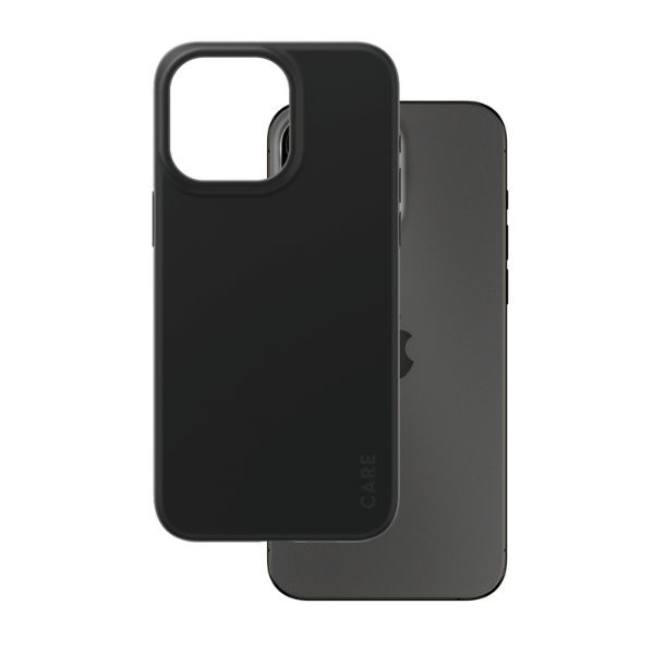 PanzerGlass CARE Fearlessly Fashionable Case for iPhone 15 Pro Max, Black