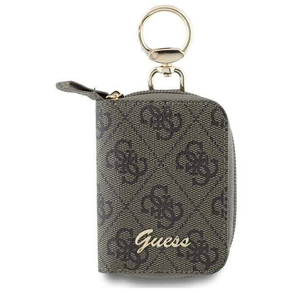 Guess 4G Triangle Cable Pouch GUABP4DPTW Brown
