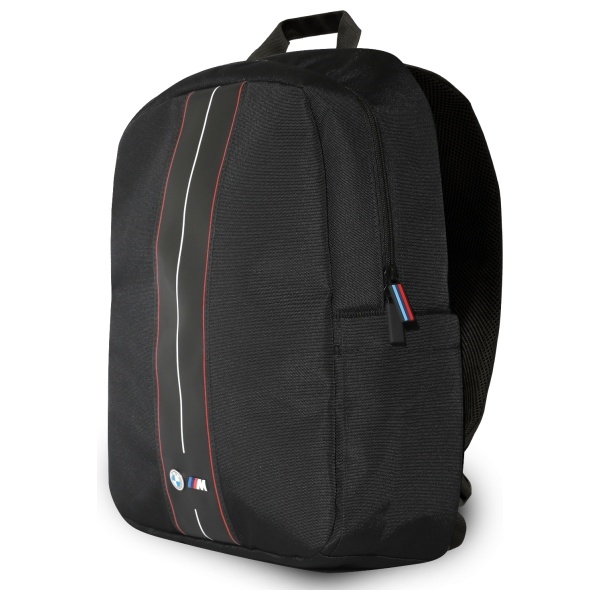 BMW Nylon Red Stripe kuprinė nešiojamam kompiuteriui iki 16\", juoda