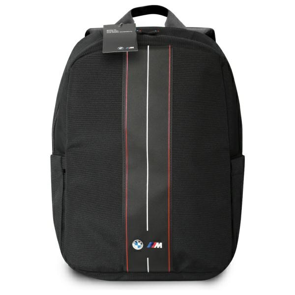 BMW Nylon Red Stripe kuprinė nešiojamam kompiuteriui iki 16\", juoda