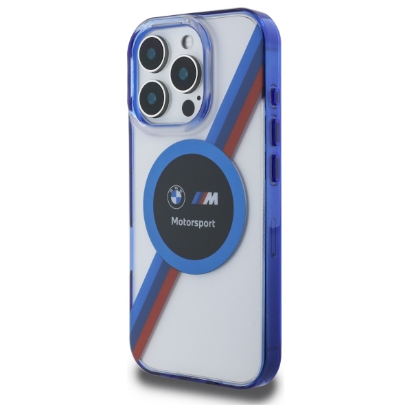 BMW Motosport IML Circle MagSafe dėklas iPhone 16 Pro Max, skaidrus