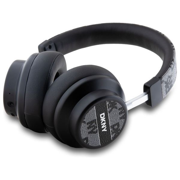 DKNY Bluetooth uždedamos ausinės DKBHM2PCSHLK, juodos languotos