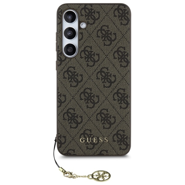 Guess GUHCS24FEGF4GBR S24 FE S721 brown/brown hardcase 4G Charms Collection