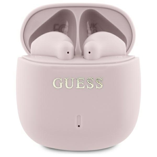 „Guess GUTWSJ14ESGP TWS Printed Classic Logo“ belaidės ausinės, rožinės