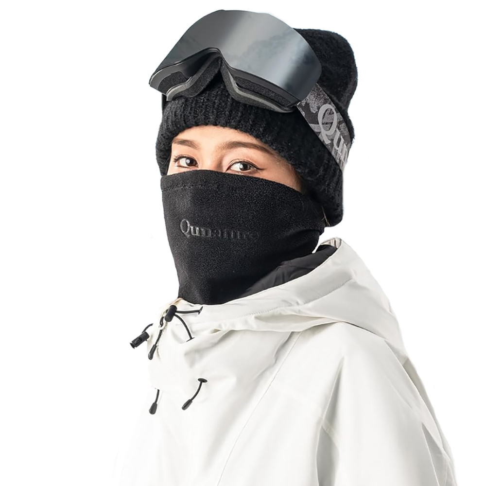 Qunature Oli Ski Neck Warmer, Size L, Black