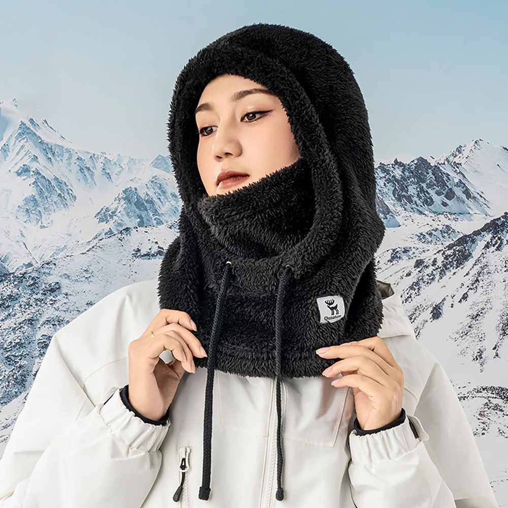 Qunature Arctic Velvet slidinėjimo pošalmis, M dydis, juodas