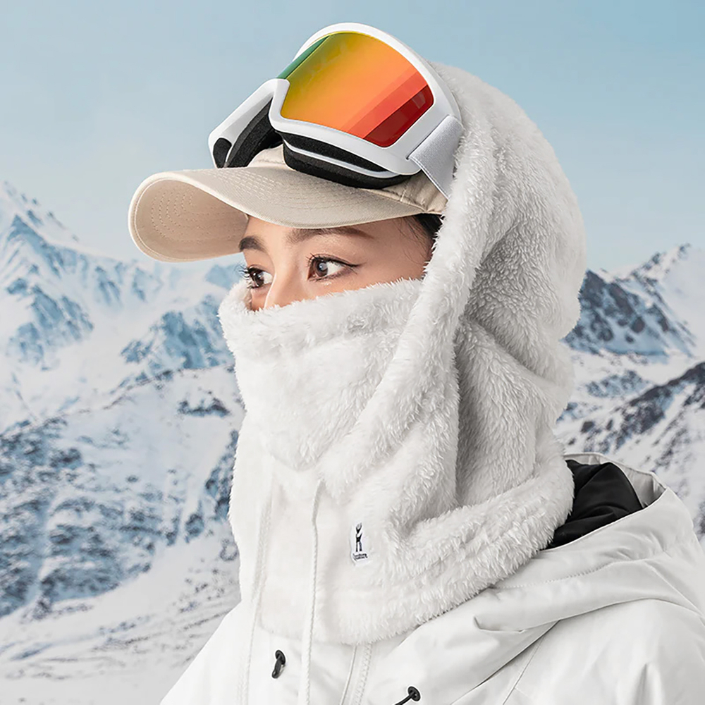 Qunature Arctic Velvet slidinėjimo pošalmis, M dydis, baltas
