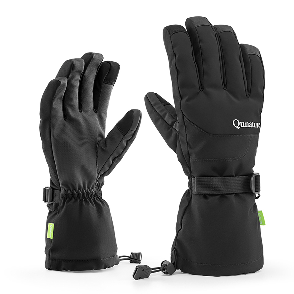 Qunature slidinėjimo pirštinės Finger Style, juodos (M dydis)