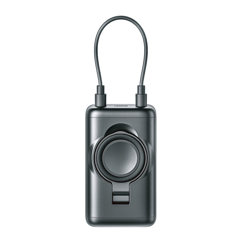 Joyroom JR-W13 5000mAh belaidė išorinė baterija Apple Watch laikrodžiui, juoda