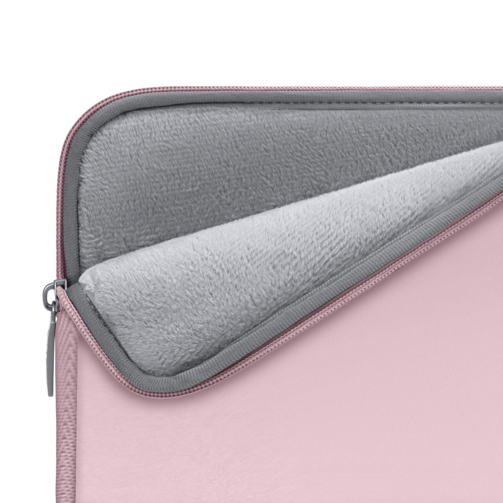 Tech-Protect Neoslim 13-14\" Laptop Bag with Accessory Pouch, Pink