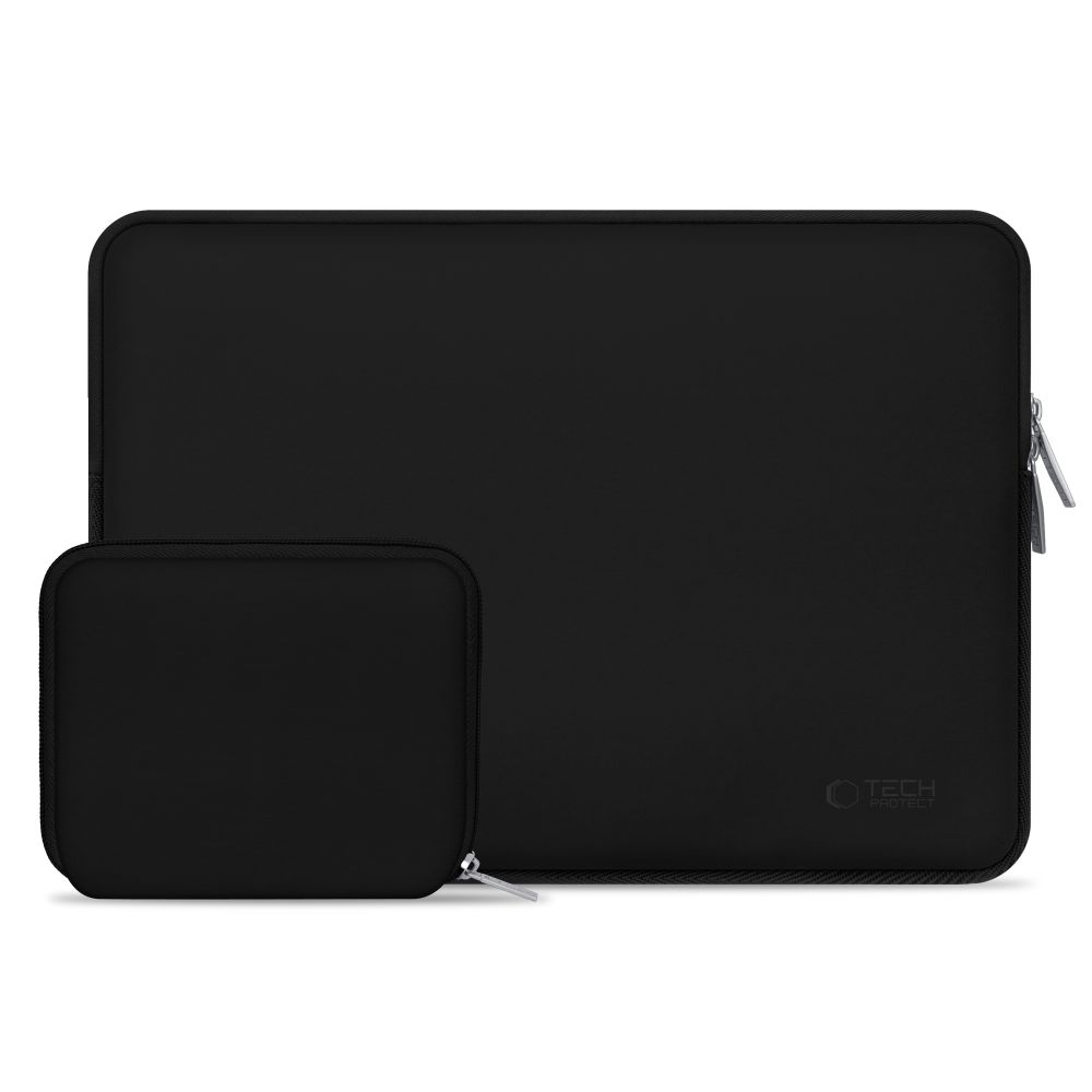 Dėklas nešiojamam kompiuteriui Tech-Protect Neoslim 13-14" su krepšeliu, juodas