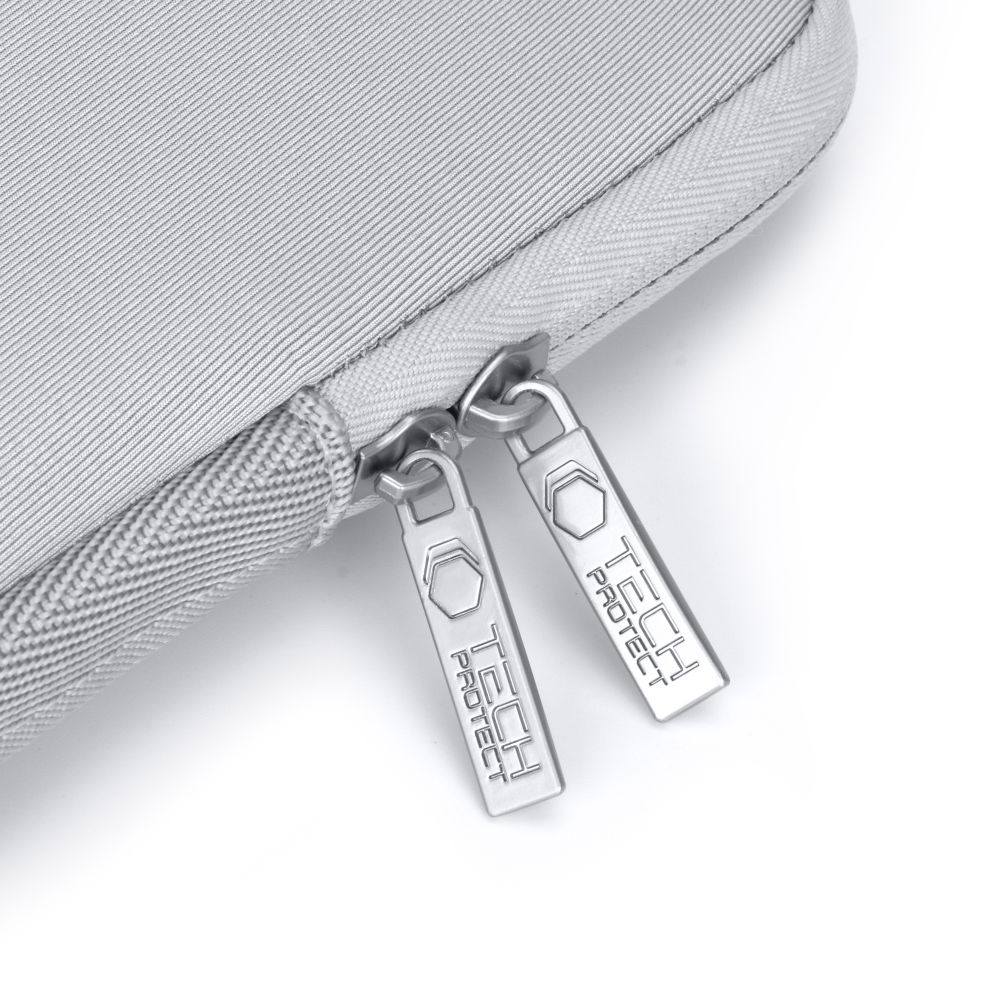 Tech-Protect Neoslim 13-14\" kompiuterio krepšys su dėklu priedams, pilkas