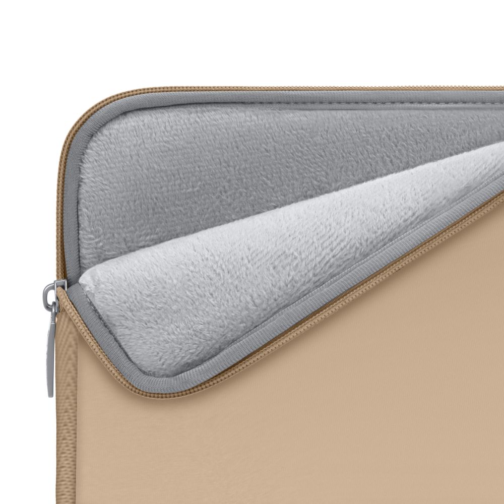 Tech-Protect Neoslim 13-14\" Laptop Bag with Accessory Pouch, Beige