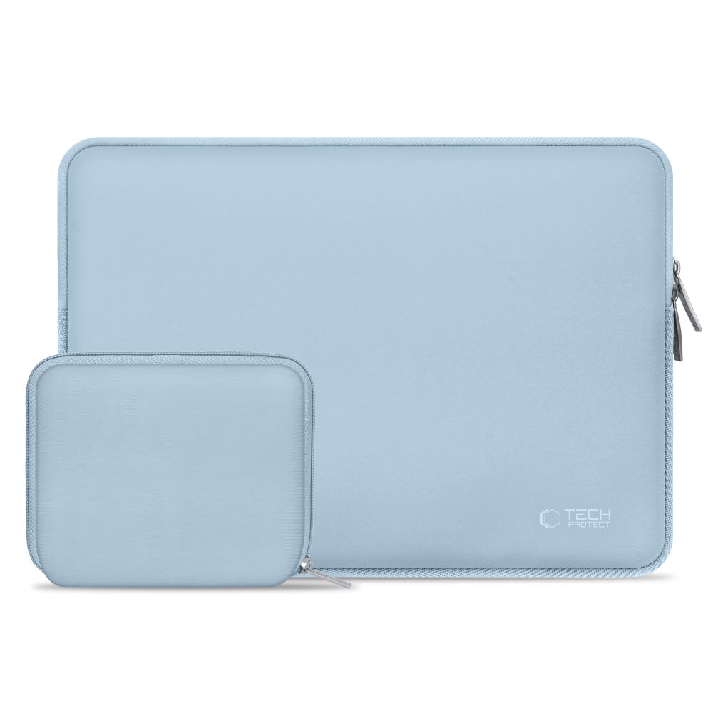Tech-Protect Neoslim 15-16" Laptop Bag with Accessory Pouch, Blue
