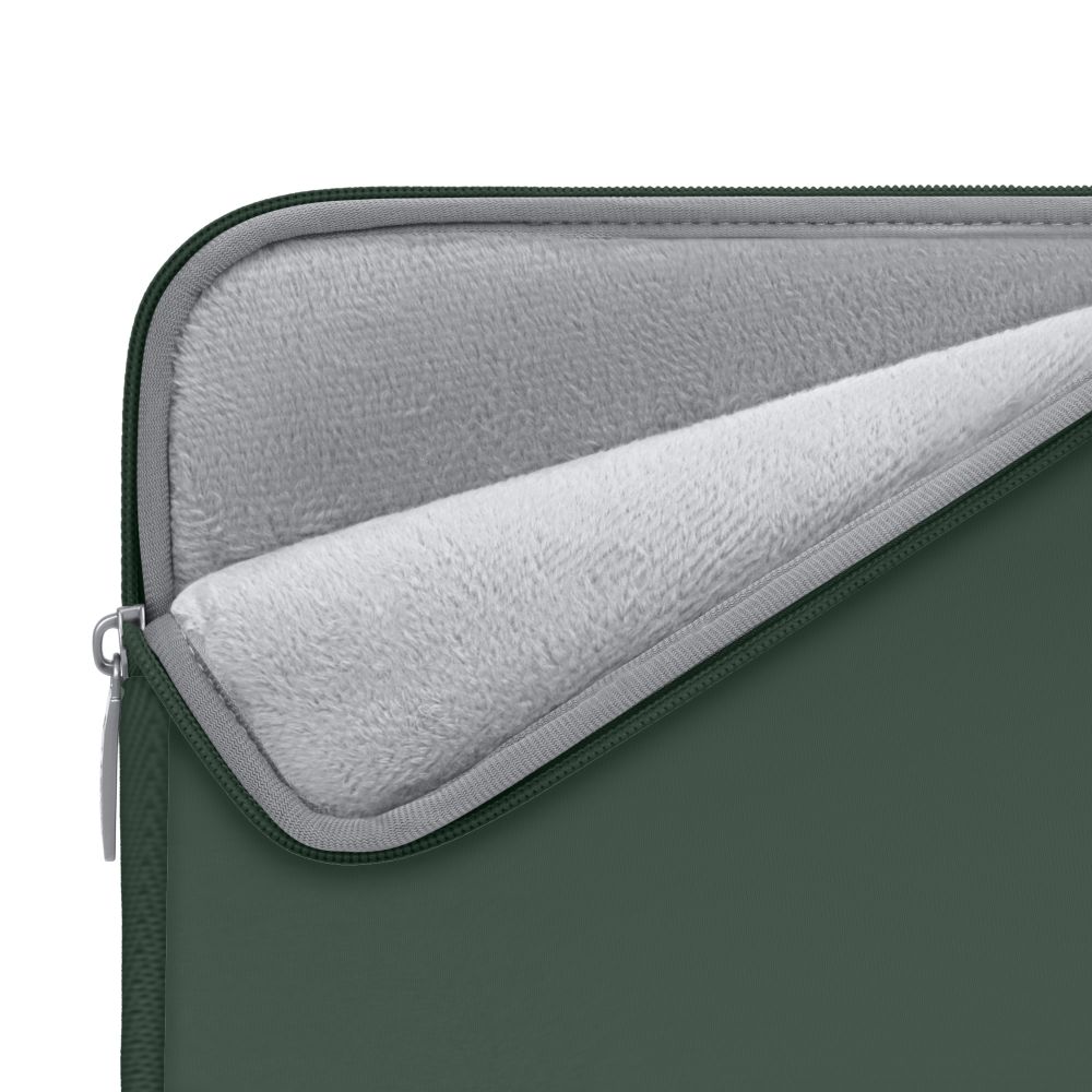 Tech-Protect Neoslim 15-16\" Laptop Bag with Accessory Pouch, Green