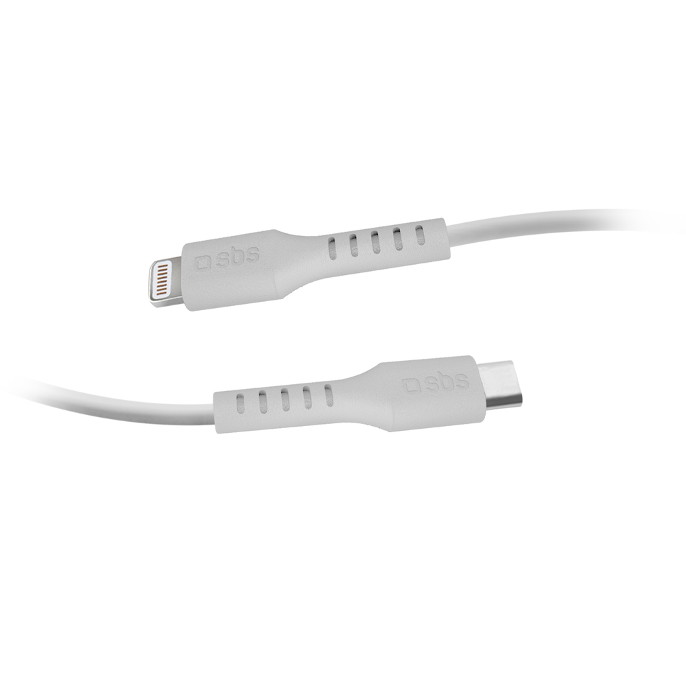 Sbs USB-C – „Lightning“ laidas MFi, 2 m, baltas