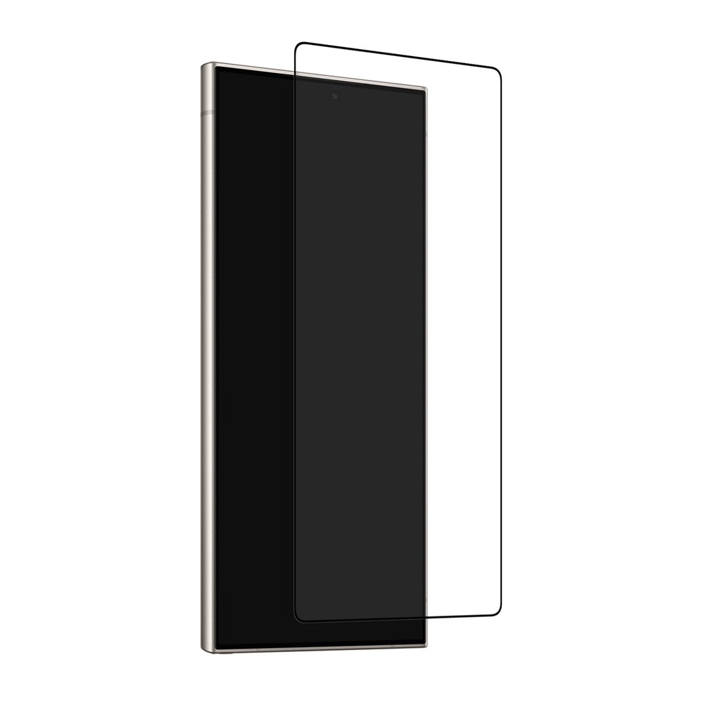 Puro Samsung Galaxy S25 Ultra Frame Tempered Glass, Black