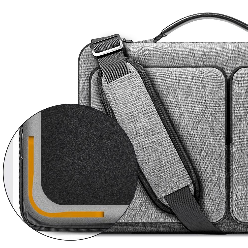 Tech-Protect Defender Bag nešiojamojo kompiuterio krepšys 15-16\", pilkas