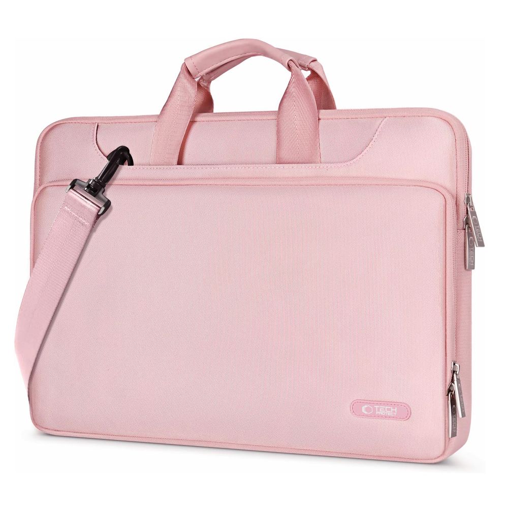 Tech-Protect Pocket 15-16\" Laptop Bag, Pink