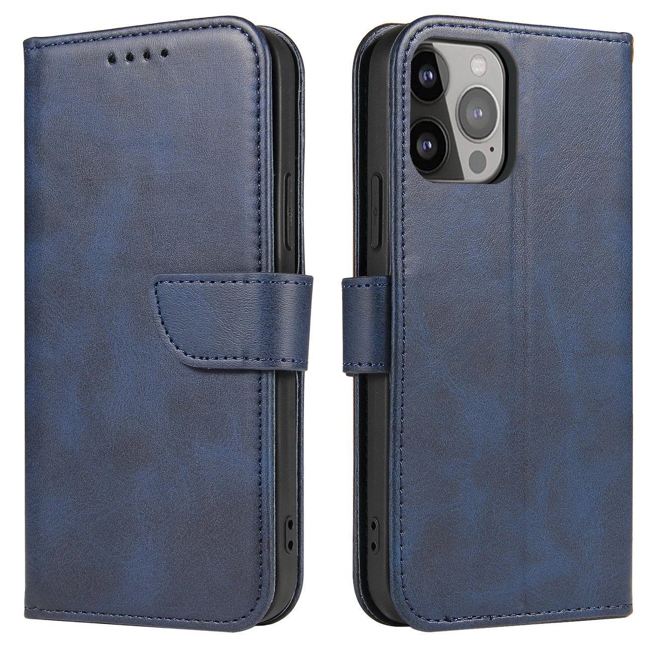 Samsung Galaxy A26 (SM-A266E/DS) Magnet Elegant Bookcase Cover Case, Blue