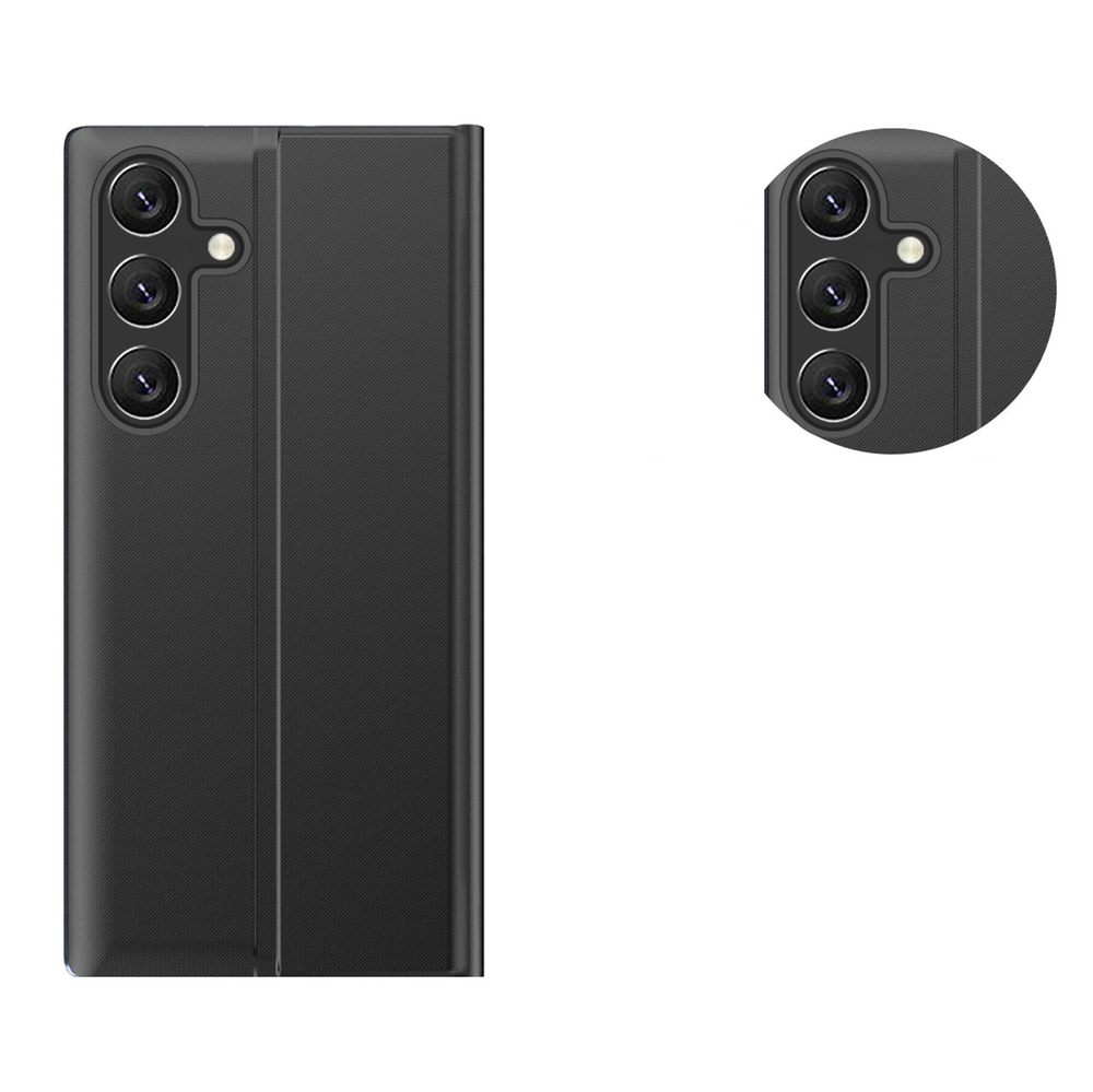 Hurtel New Sleep Case Flip Cover for Samsung Galaxy A26, Black