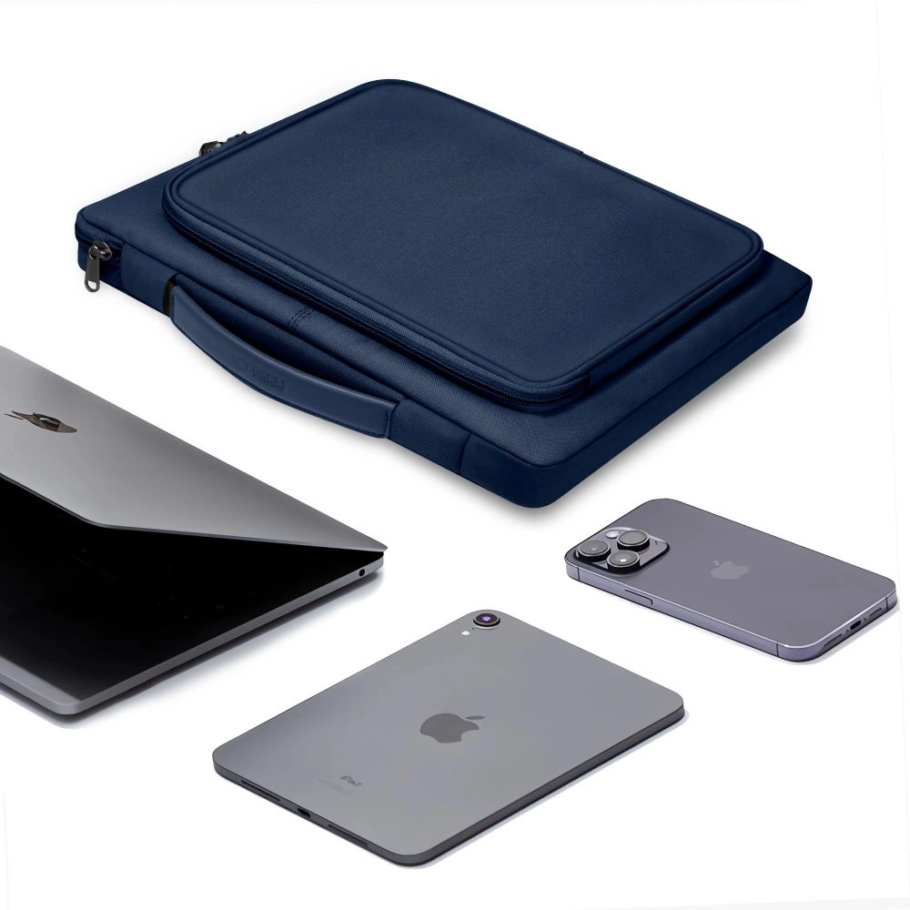 Tech-Protect Basic Bag for 13-14\" Laptop, Blue