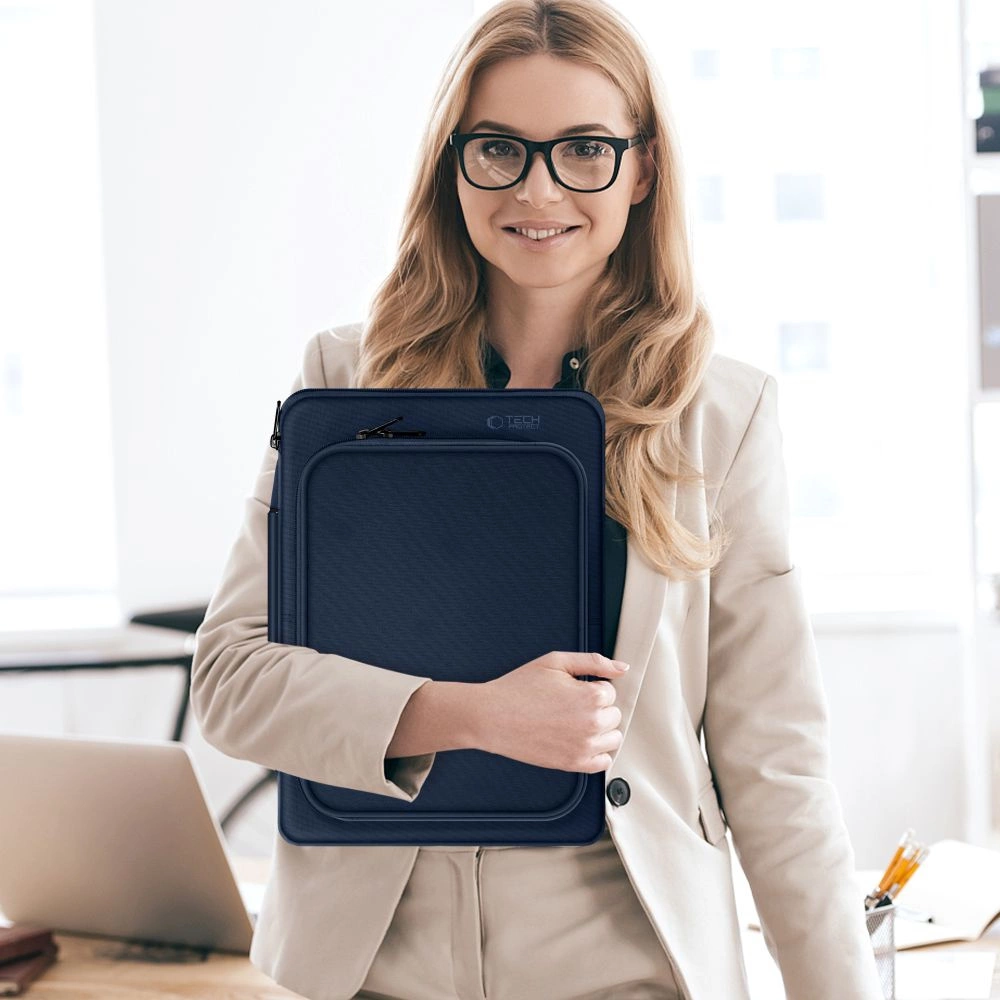Tech-Protect Basic Bag for 15-16\" Laptop, Blue