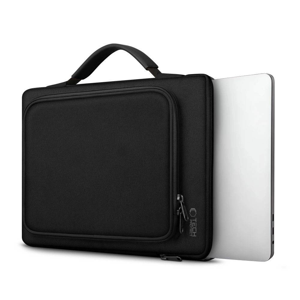 Tech-Protect Basic Bag nešiojamojo kompiuterio krepšys 15-16\", juodas