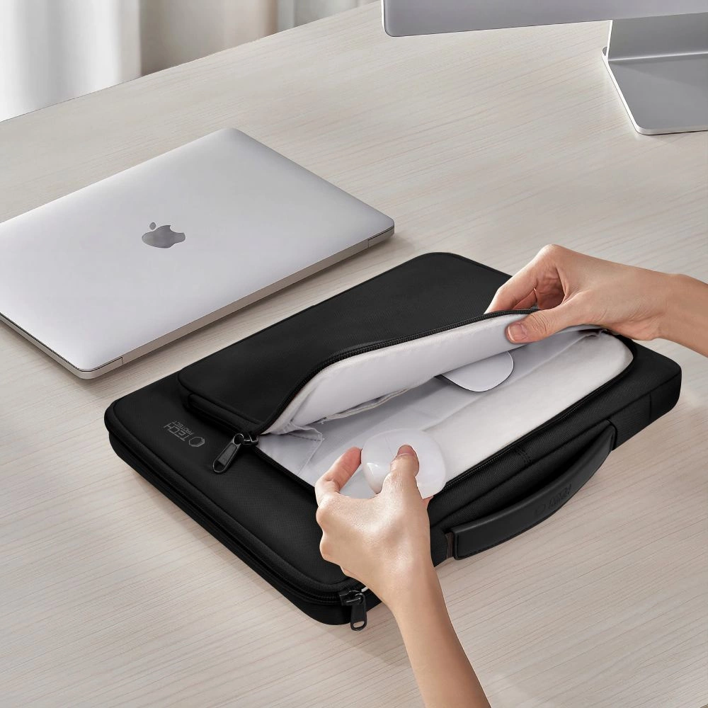 Tech-Protect Basic Bag nešiojamojo kompiuterio krepšys 15-16\", juodas