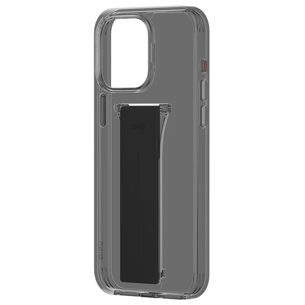Uniq case Heldro Mount with Stand iPhone 15 Pro Max 6.7\\\" smoke/vapor smoke