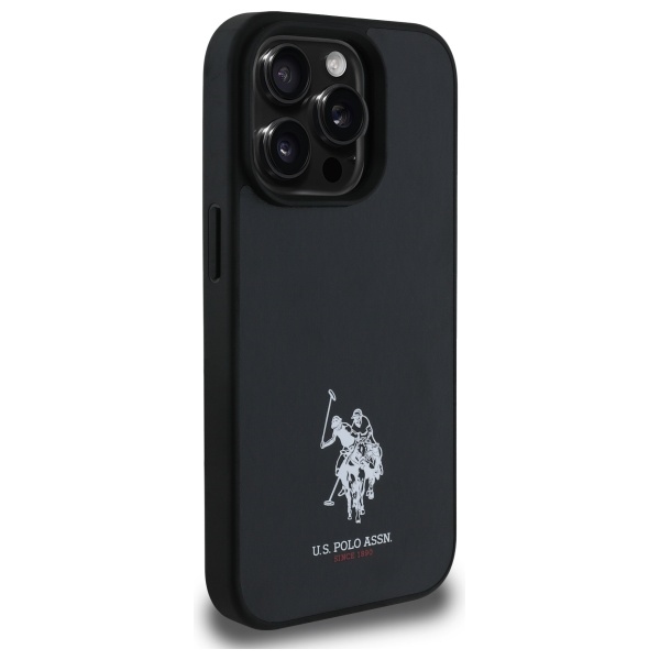 US Polo USHCP15XPGEK iPhone 15 Pro Max 6.7\\\" black/black Leather Embroidered DH Color