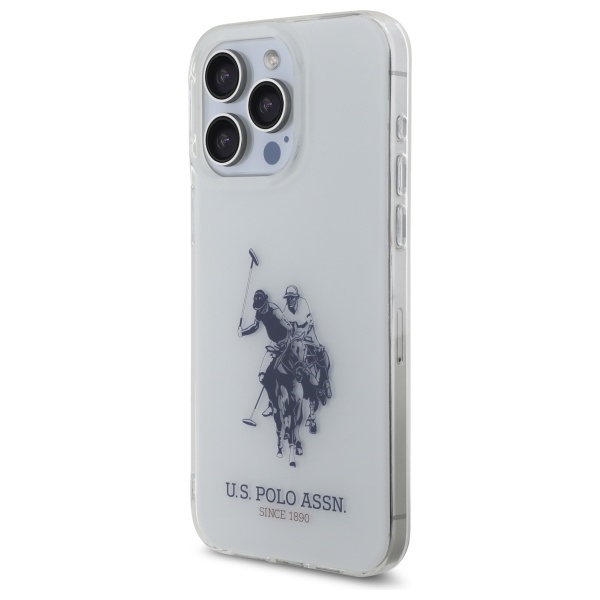 US Polo USHCP15XTPUHRBH iPhone 15 Pro Max 6.7\\\" white Shiny Big Logo