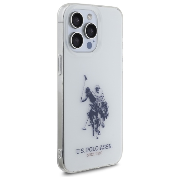 US Polo USHCP15XTPUHRBH iPhone 15 Pro Max 6.7\\\" white Shiny Big Logo