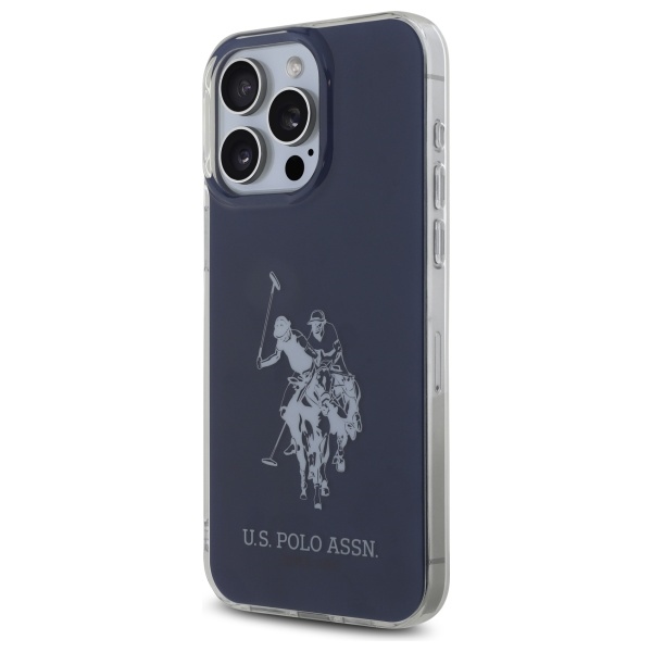 US Polo USHCP15XTPUHRBV iPhone 15 Pro Max 6.7\\\" blue/blue Shiny Big Logo