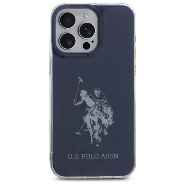 US Polo USHCP15XTPUHRBV iPhone 15 Pro Max 6.7\\\" blue/blue Shiny Big Logo