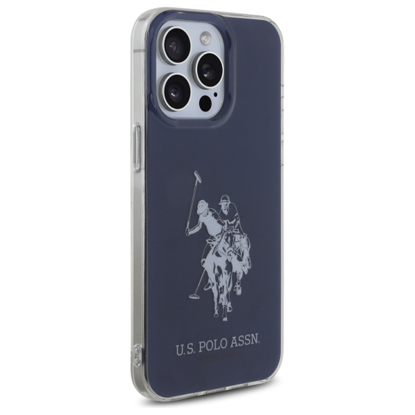 US Polo USHCP15XTPUHRBV iPhone 15 Pro Max 6.7\\\" blue/blue Shiny Big Logo