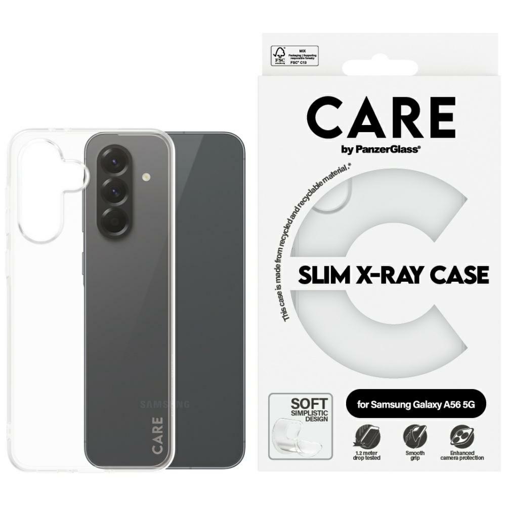 PanzerGlass CARE Fashion X-Ray Case for Samsung Galaxy A56 5G, Transparent