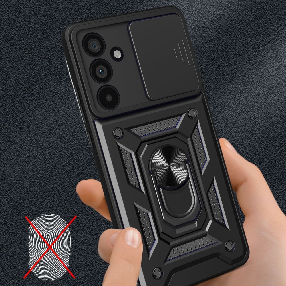 Tech-Protect CamShield Pro dėklas, skirtas Samsung Galaxy A56 5G Juodas