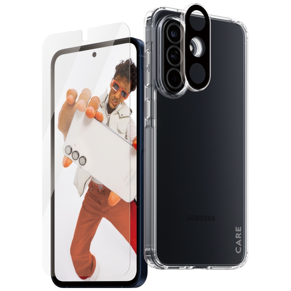 CARE by PanzerGlass Flagship 3in1 apsaugos rinkinys Samsung Galaxy A56 5G