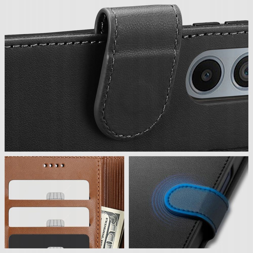 Tech-Protect Wallet Case for Samsung Galaxy S24 FE - Black