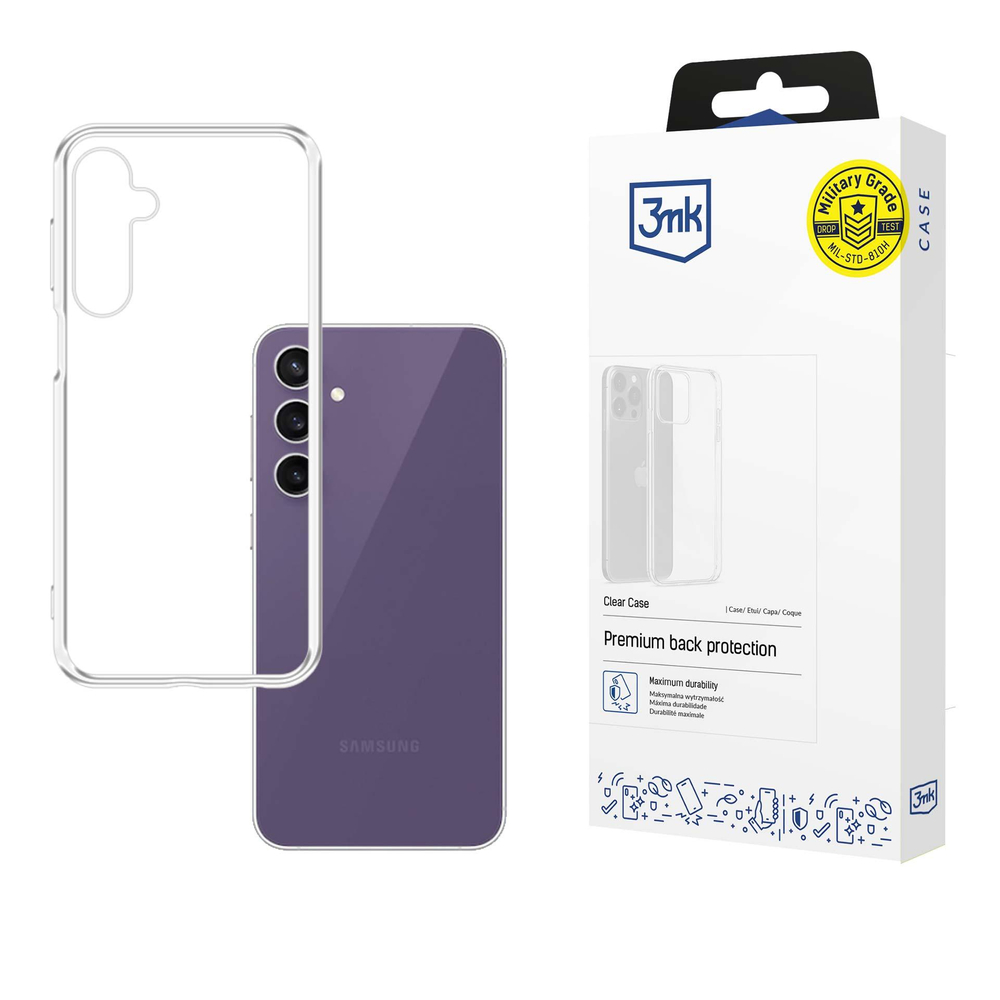 3mk Clear Case for Samsung Galaxy S24 FE, Transparent
