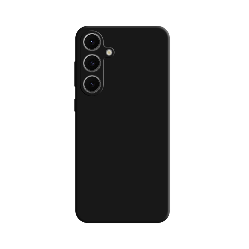 3MK Silikoninis dėklas „Samsung Galaxy S24 FE“ telefonui, juodas