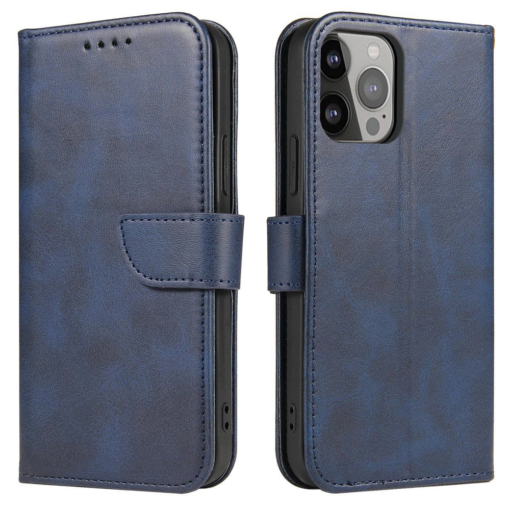 Magnet Case Wallet Flip for Samsung Galaxy S24 FE, Blue