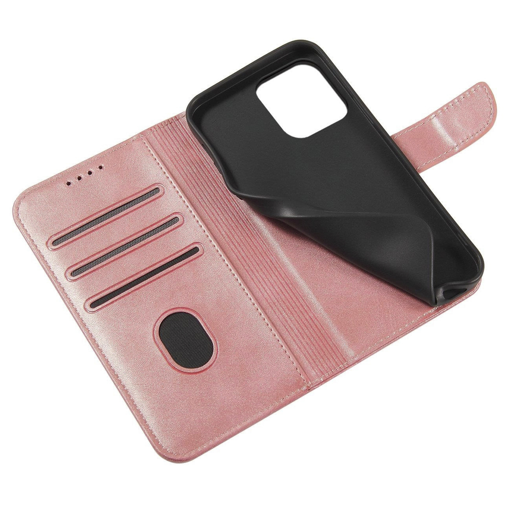 Magnet Case Wallet Flip for Samsung Galaxy S24 FE, Pink