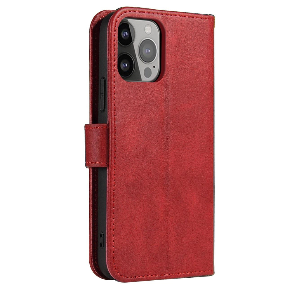 Magnet Case with flap for Samsung Galaxy S24 FE - red